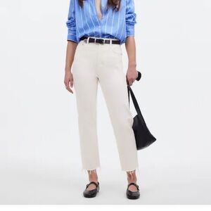 Madewell The '90s Straight Crop Jean